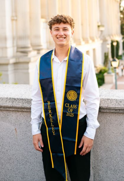 Kai Guevara at his berkeley graduation